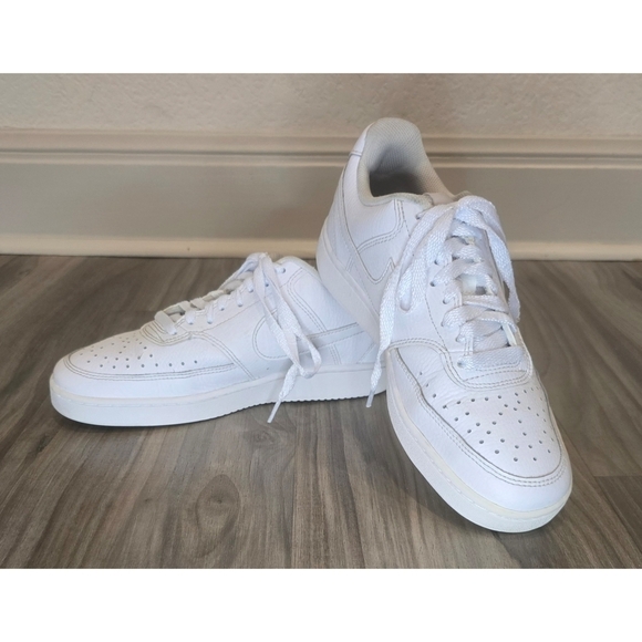 Nike Shoes - Nike Court Vision Low Sneakers – Size 8 – White